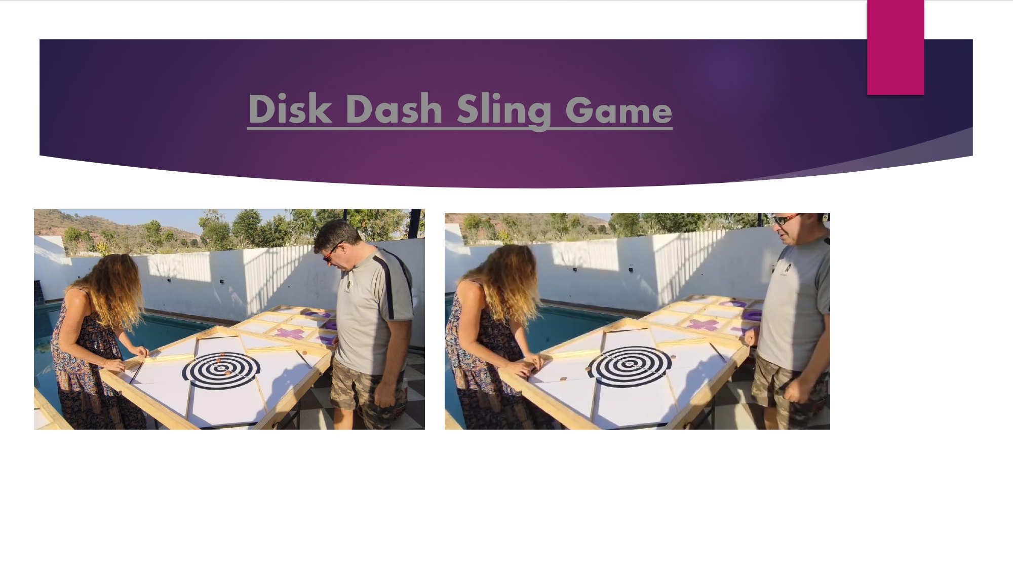 Disk Dash Sling Game - wooden carnival game rental India - Rajasthan Event Management